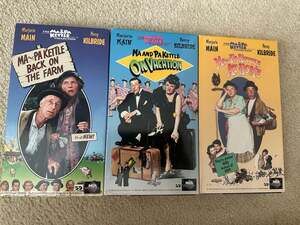 Ma and Pa Kettle Collection-Back on the Farm, On Vacation, and At Home-VHS